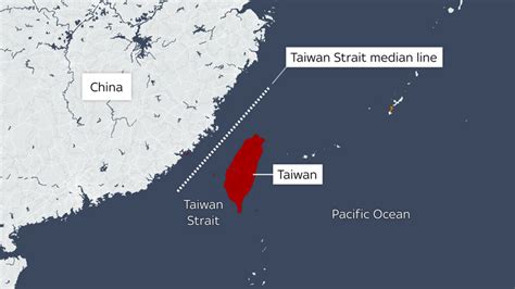 taiwan strait median line